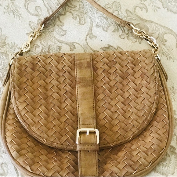 Neiman Marcus Handbags - Tan Nieman Marcus Cross Body Bag
